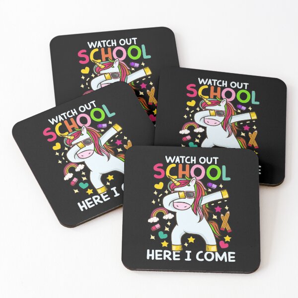 Item preview, Watch Out School Here I Come - Dabbing Unicorn Gift designed and sold by biNutz.