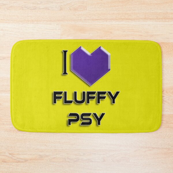 Item preview, I Love Fluffy Psy - Purple designed and sold by NoMatterLab.