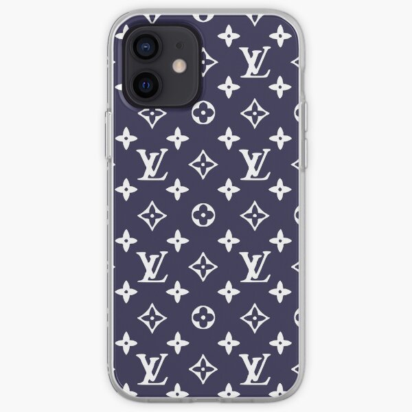 Louis V Blue design iPhone Soft Case