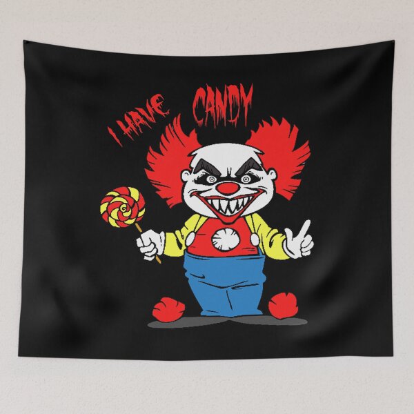 Item preview, Evil Clown Horror Killer Clowns Funny I Have Candy Halloween Scary Haunted House designed and sold by TopTeeShop.