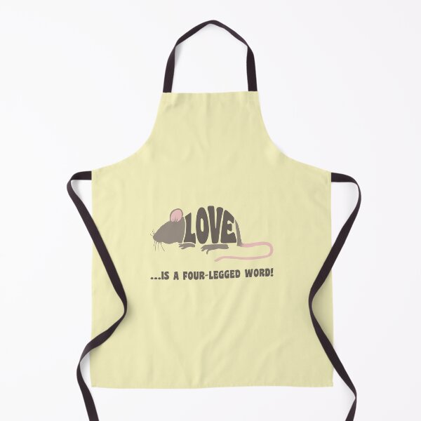 Item preview, Love is a four-legged word! - mouse designed and sold by RatArt Designs.
