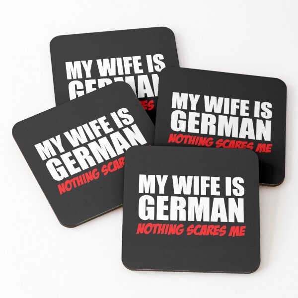 Item preview, Wife Is German Nothing Scares Me designed and sold by jaycartoonist.