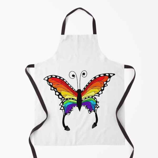 Item preview, Rainbow Stained-Glass Style Butterfly designed and sold by yellowkats.