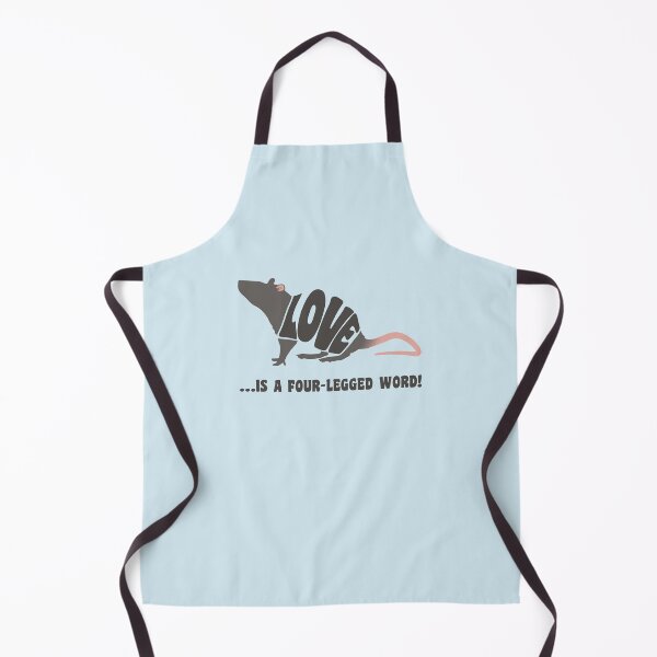 Item preview, Love is a four-legged word! - rat designed and sold by RatArt Designs.
