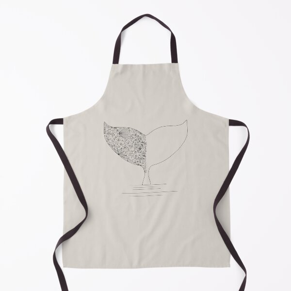 Item preview, Whale Tail Minimal Black & White Ocean Beach Art designed and sold by Marinaaa010.