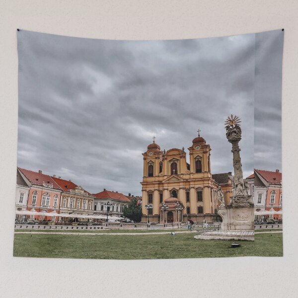 Item preview, Baroque Buildings Architecture on a Cloudy Day designed and sold by FetcuAnca.