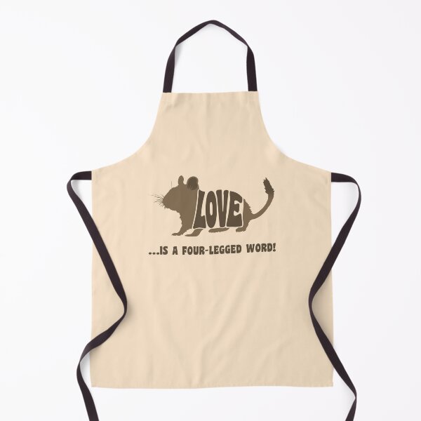 Item preview, Love is a four-legged word! - degu designed and sold by RatArt Designs.