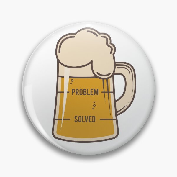 Item preview, Beer Problem Solved designed and sold by printadorable.