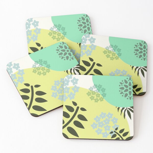 Item preview, leafy green floral print designed and sold by Julia Santos.