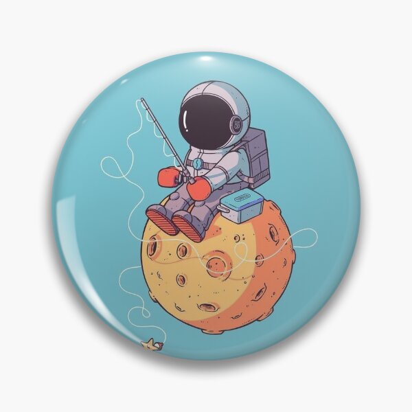 Artikelvorschau, Astronautenfischen entworfen und verkauft von EndeeDesigns.