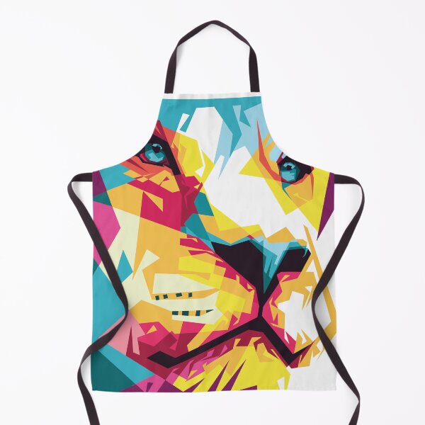 Item preview, Lion Polygonal color designed and sold by LeCoinduCagou.