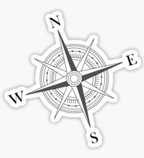 Compass Sticker