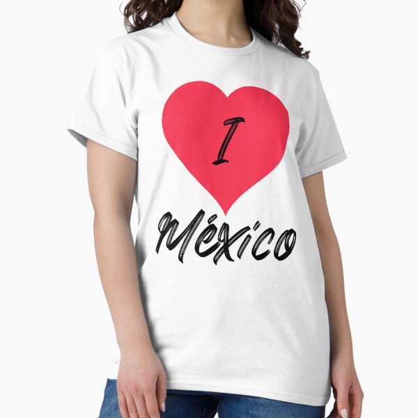 Item preview, I love Mexico (Red & Black) designed and sold by elmerdante.