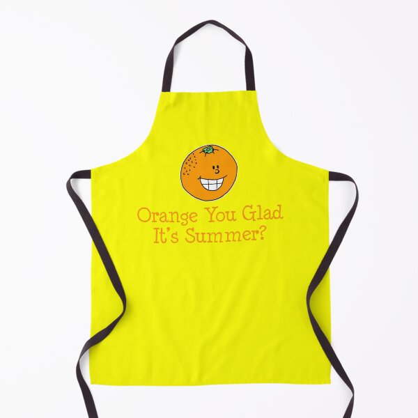Item preview, Orange You Glad It's Summer Cartoon Pun designed and sold by jaycartoonist.