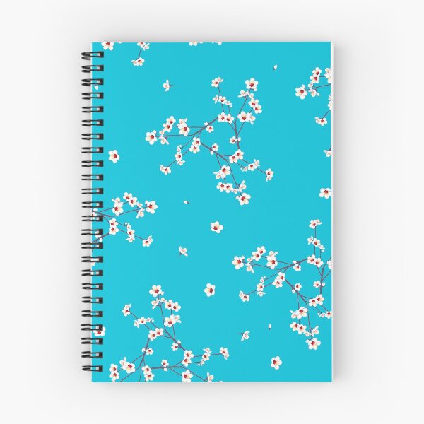 Item preview, Japanese blue flowers pattern designed and sold by WelcomeToJapan.