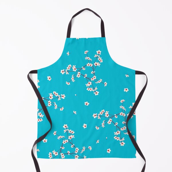 Item preview, Japanese blue flowers pattern designed and sold by WelcomeToJapan.
