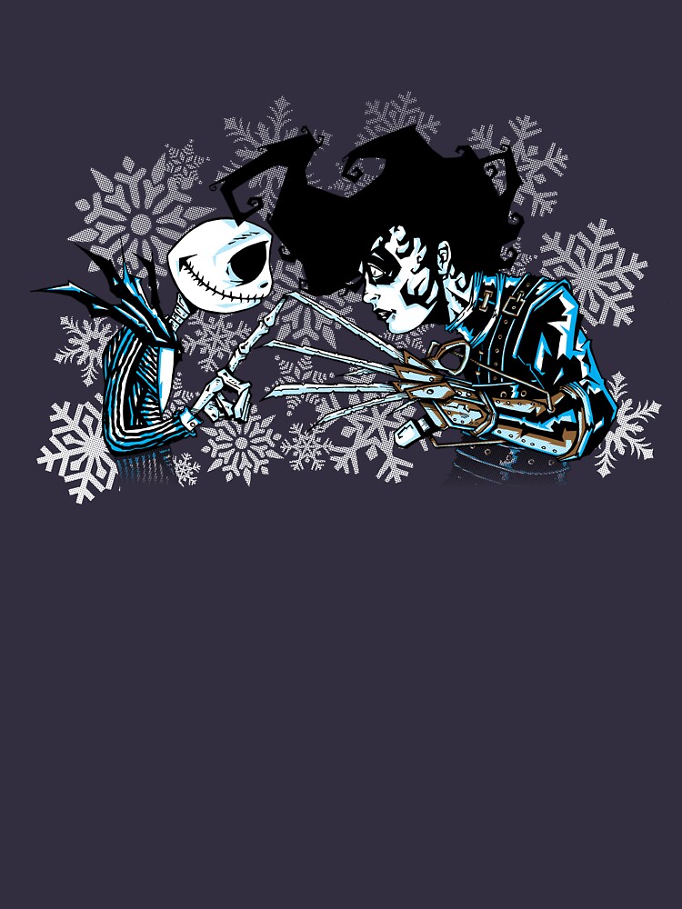 Disover Edward & Jack Essential T-Shirt, Nightmare Before Christmas Shirt, Jack and Sally Shirt