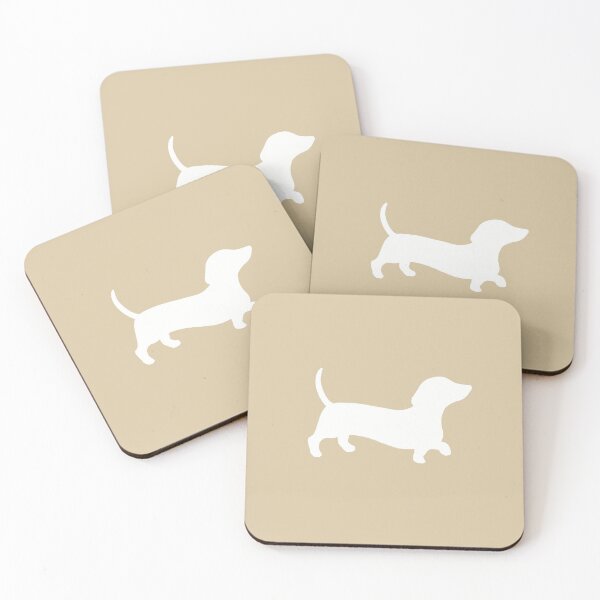 Item preview, Plain Beige With Daschund Silhouette designed and sold by Reiyankhairina.