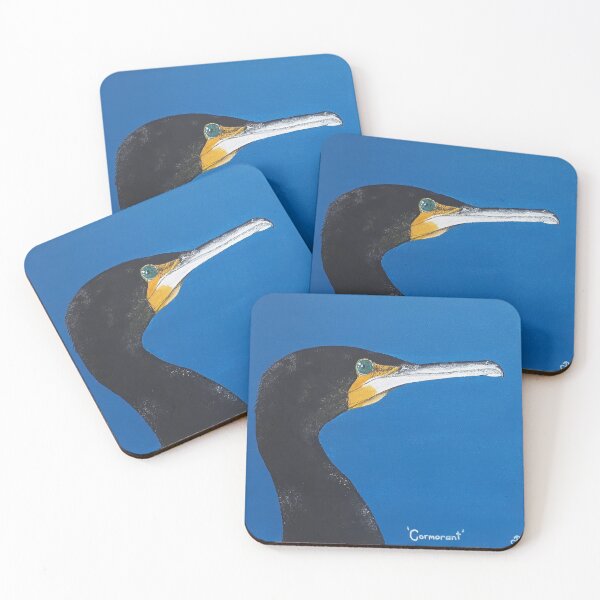 Item preview, Cormorant - The Seabird Collection - Original Acrylic Painting designed and sold by ArtbyCathyUK.