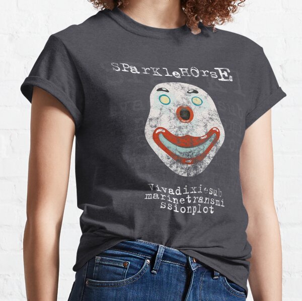 Sparklehorse - Cara de payaso - Impresión angustiada - Vivadixiesubmarinetransmissionplot - Mark Linkous Camiseta clásica