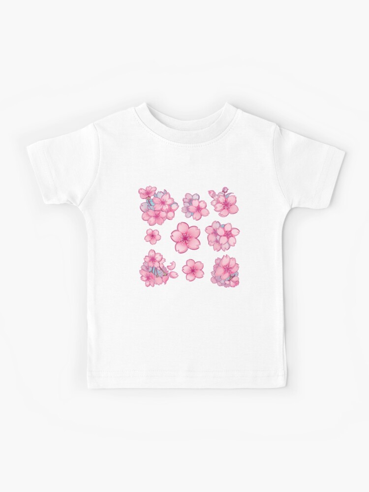 cherry blossom- national flower of japan Kids T-Shirt for Sale by  Floralfusion