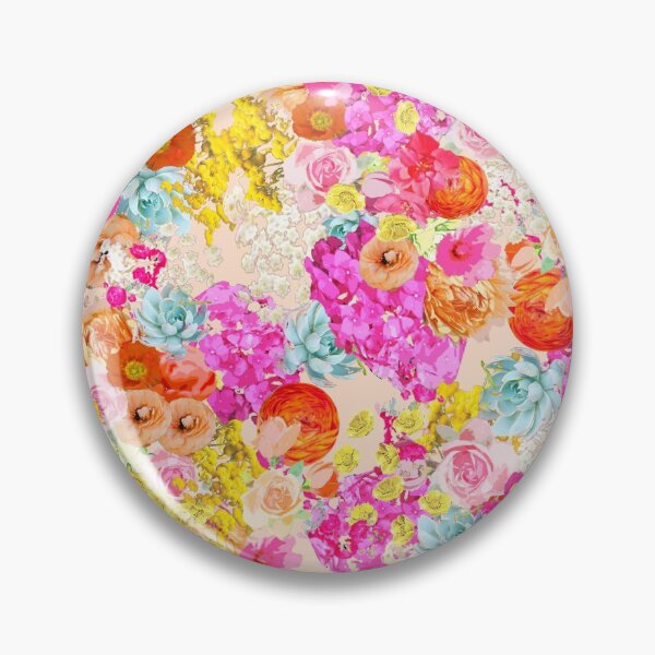 Item preview, Summer Bright Floral Print with Ivory Background designed and sold by The Artwerks.