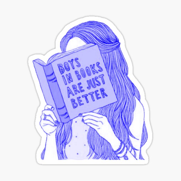 boys in books are just better - Book - Sticker