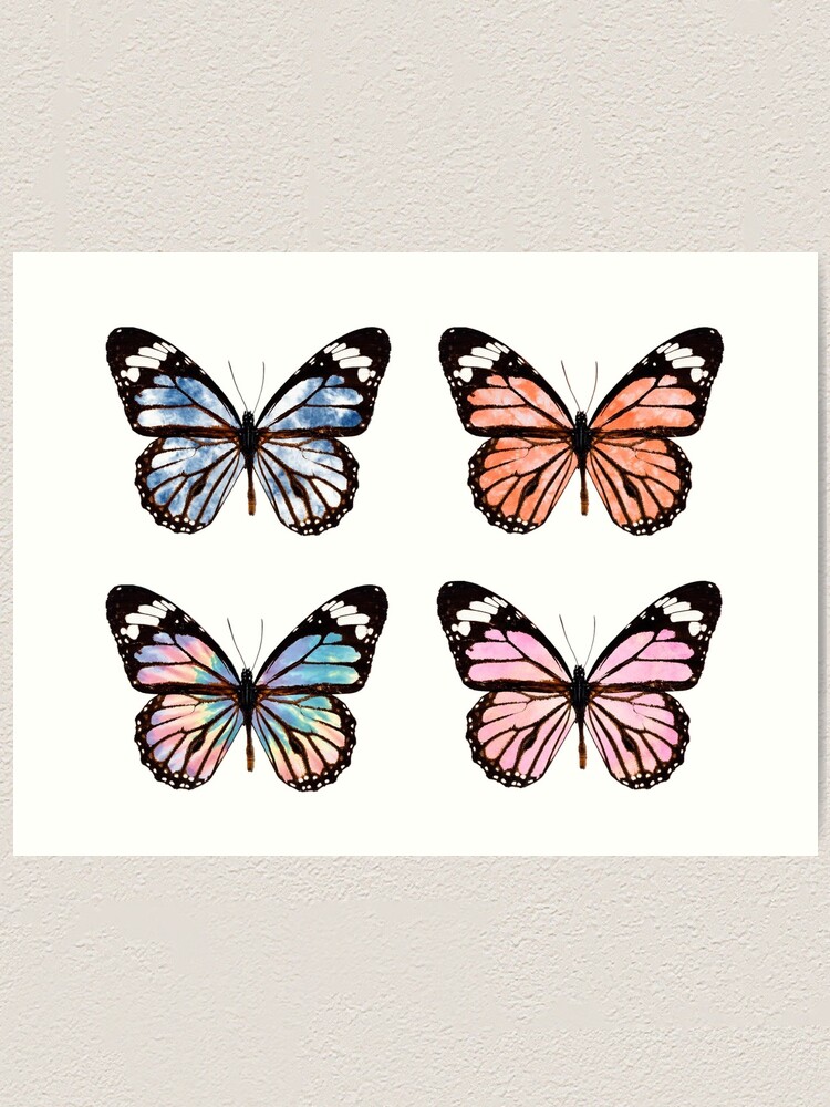 Butterfly Tie Dye Aesthetic Sticker