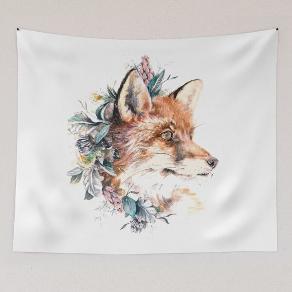 Artikelvorschau, Fuchs in einem Busch entworfen und verkauft von Designs By Creation.