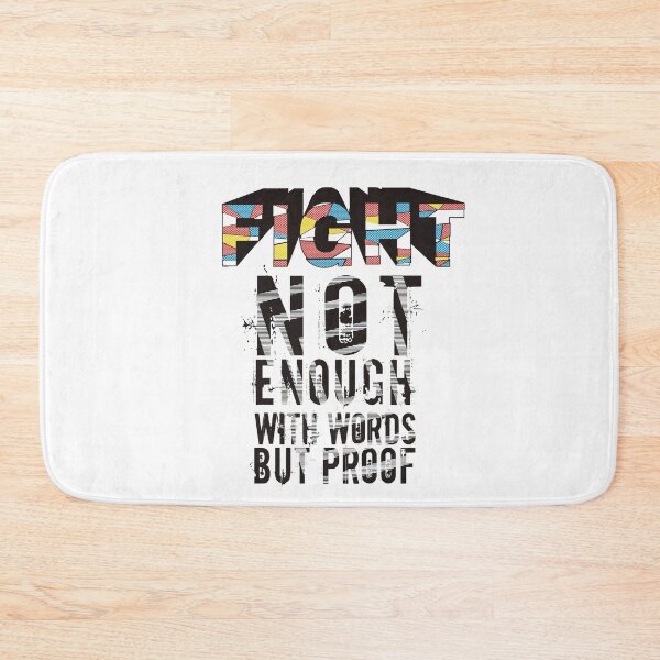 Item preview, Fight Not Enough With Words But Proof designed and sold by darknessjeff86.