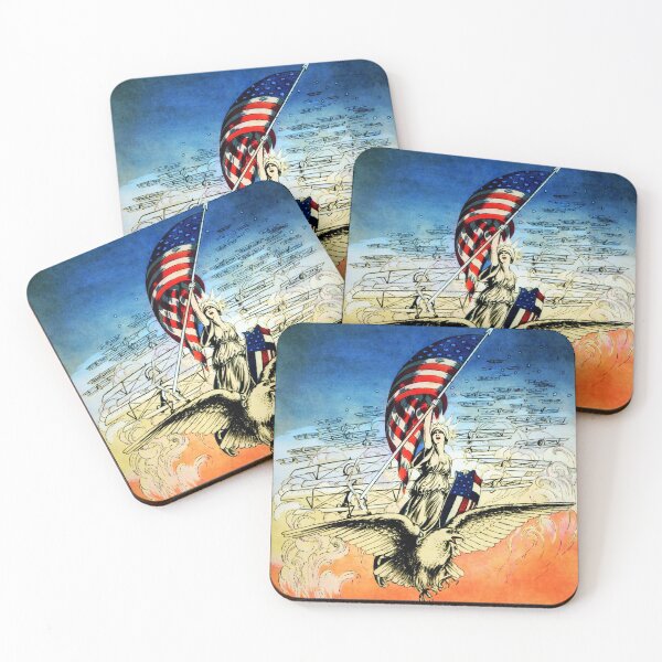 Item preview, FORWARD AMERICA! Lady Liberty World War Propaganda designed and sold by retroposters.