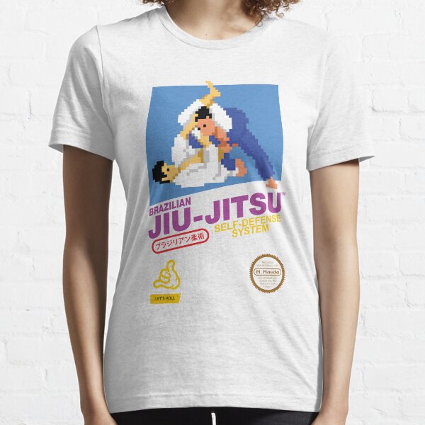 Brazilian Jiu-Jitsu Retro Videogame Cart Essential T-Shirt