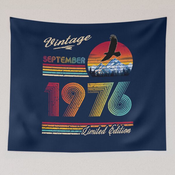 Item preview, September 1976 Birthday designed and sold by GreenSplash.