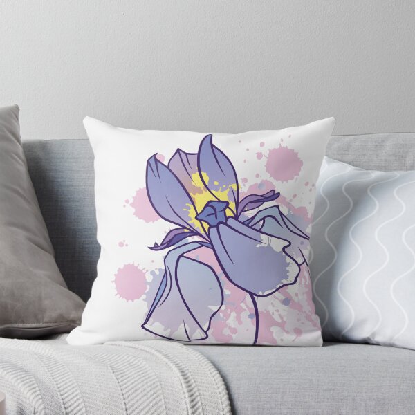 Item preview, A nice iris flower with blots designed and sold by Olena Ambrosova.