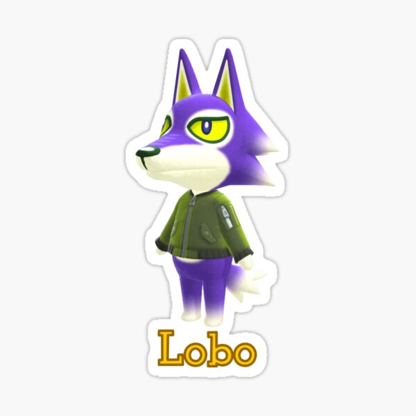 Lobo Animal Crossing Stickers for Sale | Redbubble