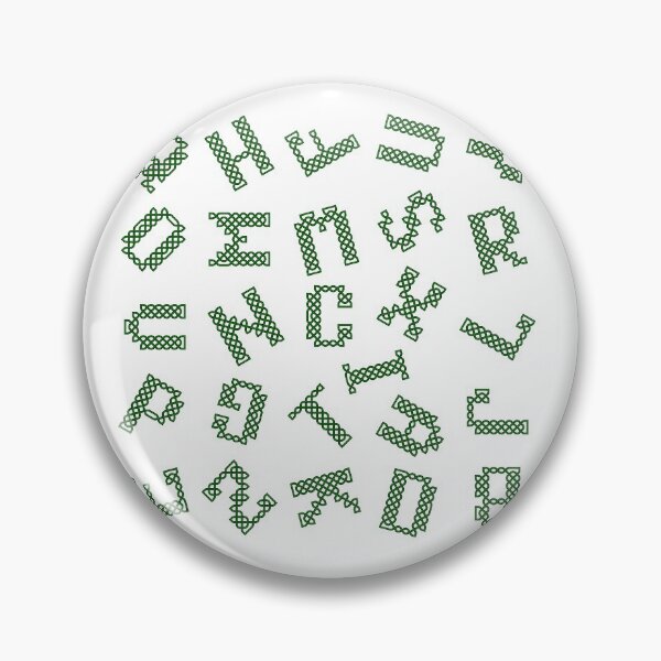 Item preview, Celtic Knot Alphabet designed and sold by DramatisPaws.