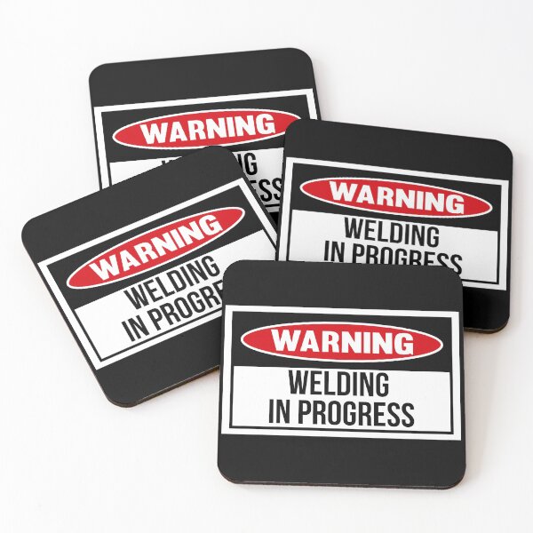 Item preview, Welding in progress warning sign designed and sold by FirstImpact.