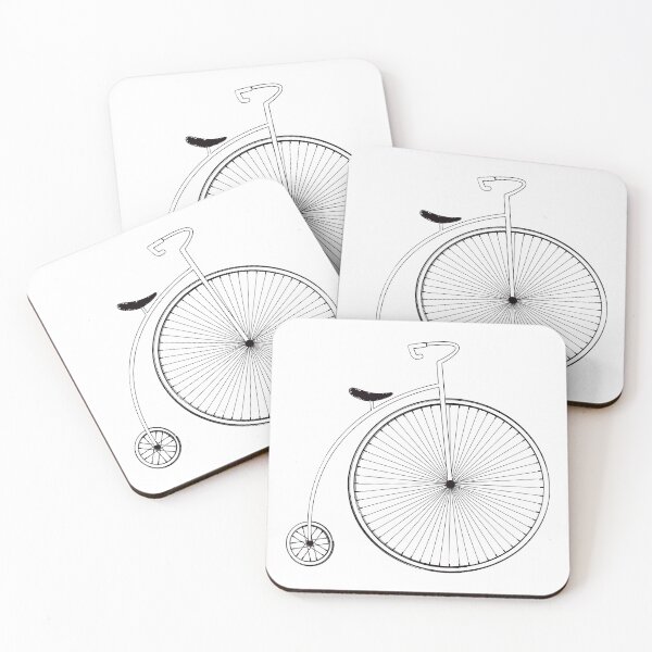 Aperçu de l'œuvre Penny Farthing Bike créée et vendue par indiebeetees.