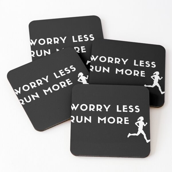 Item preview, Worry less, run more designed and sold by Artsy Corner.