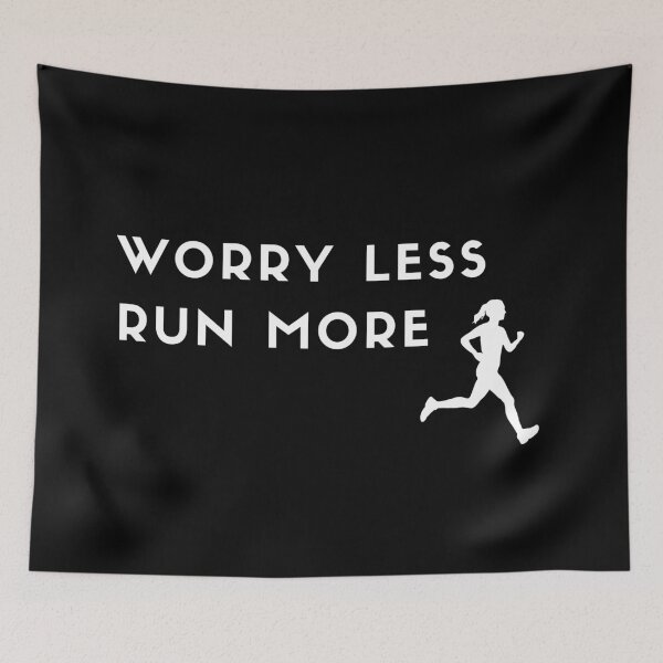 Item preview, Worry less, run more designed and sold by Artsy Corner.