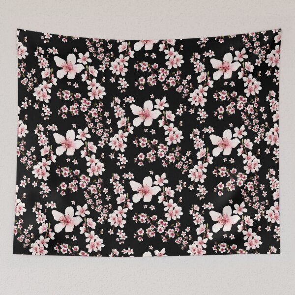 Item preview, Chinoiserie Oriental Cherry Blossoms designed and sold by WisdomInspired.