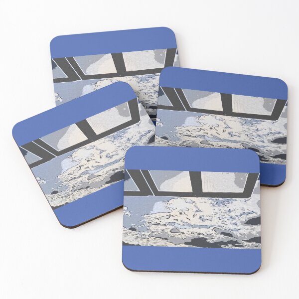 Item preview, Cartoon Photo Of Beautiful Window-view Of Sun Covered By Clouds designed and sold by ACMNamasasu.
