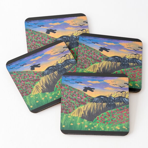 Item preview, Ravens Over Rose Field designed and sold by k4llista99ART.