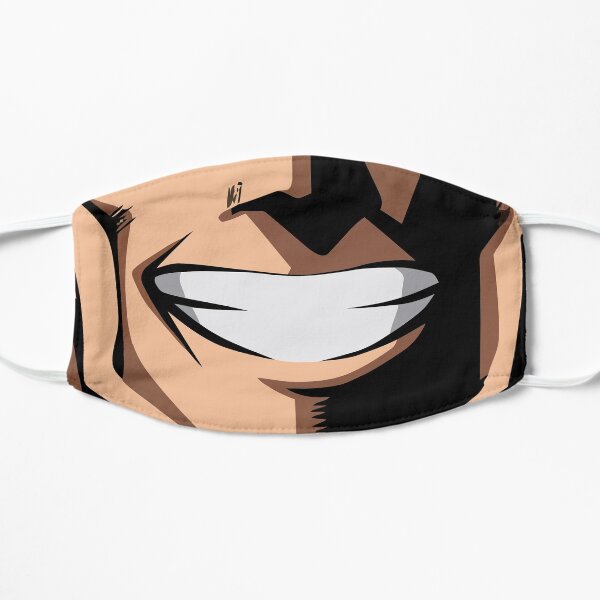 All Might Funny Mask Flat Mask