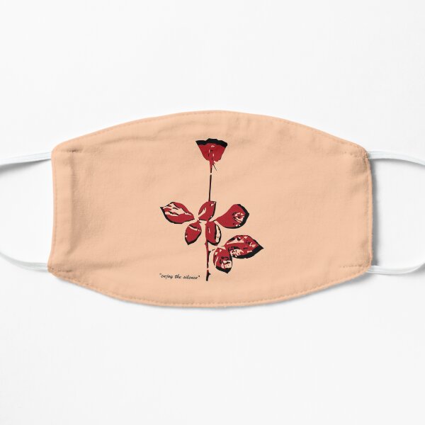 enjoy the silence art Flat Mask