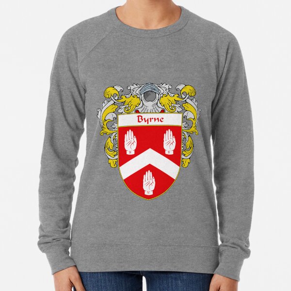 Byrne Coat of Arms/Family Crest Lightweight Sweatshirt
