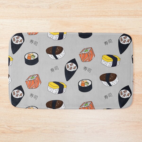 Item preview, Sushi Sticker Pack (Grey) designed and sold by Shoomoodle.