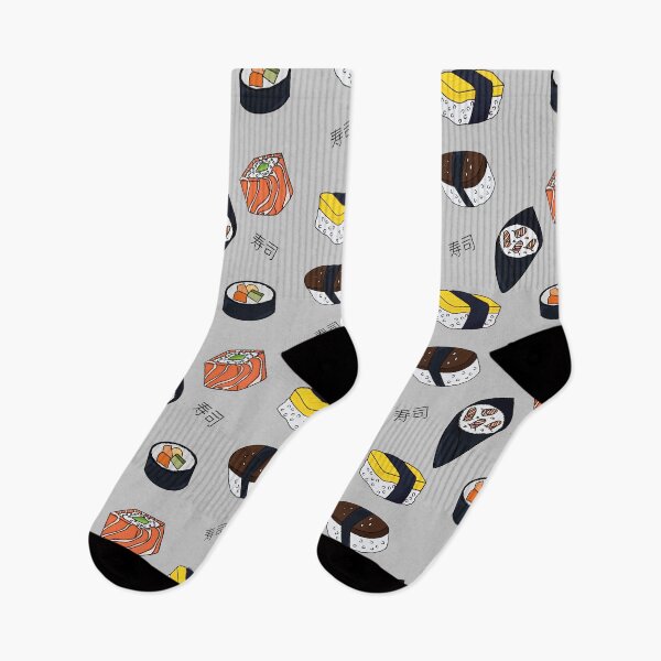 Item preview, Sushi Sticker Pack (Grey) designed and sold by Shoomoodle.