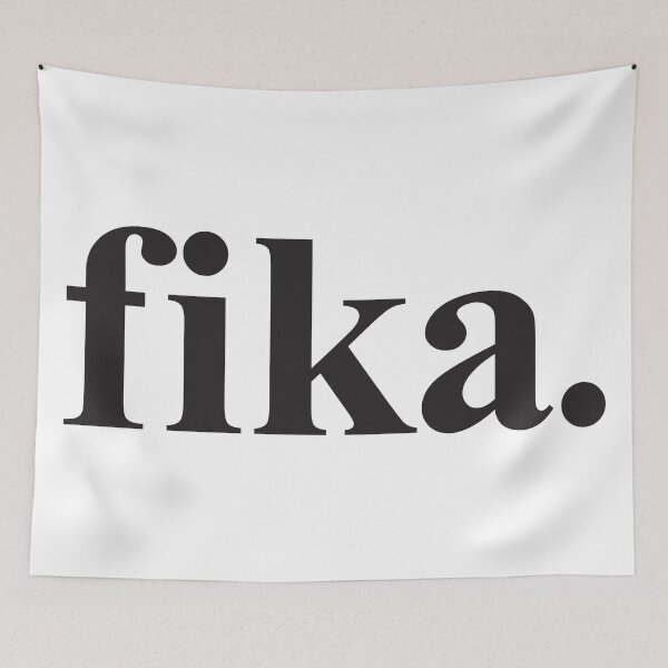 Item preview, Fika. Classic Black and White designed and sold by Corduroy9.