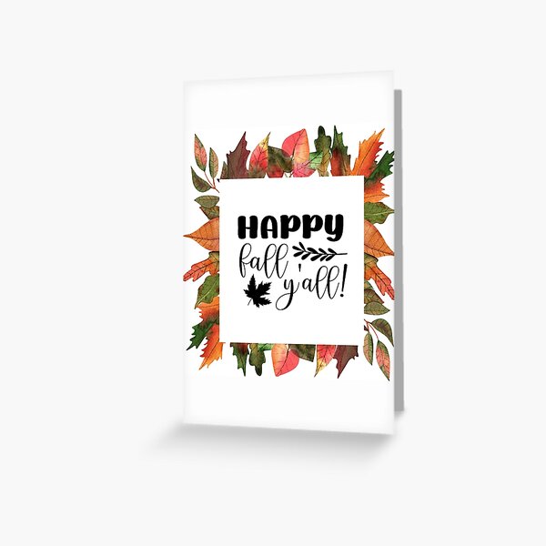 Item preview, Happy Fall Y'all! designed and sold by BlushPearls.